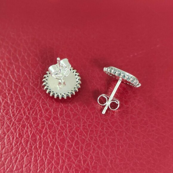 Kermit the Frog Stud Earring Round Earring S925 Sterling Silver - Picture 8 of 8